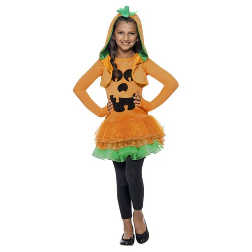Pumpkin Tutu Dress Girls Fancy Dress Costume Kids Small - Age 4-6 Product Gallery Image