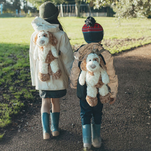 Puppy Dog Plush Backpack Product Gallery Image