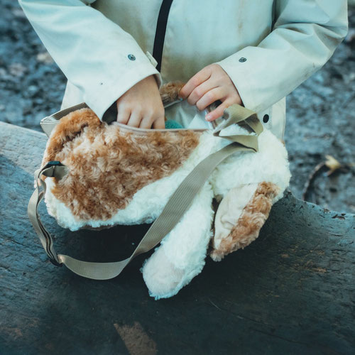 Puppy Dog Plush Backpack Product Gallery Image