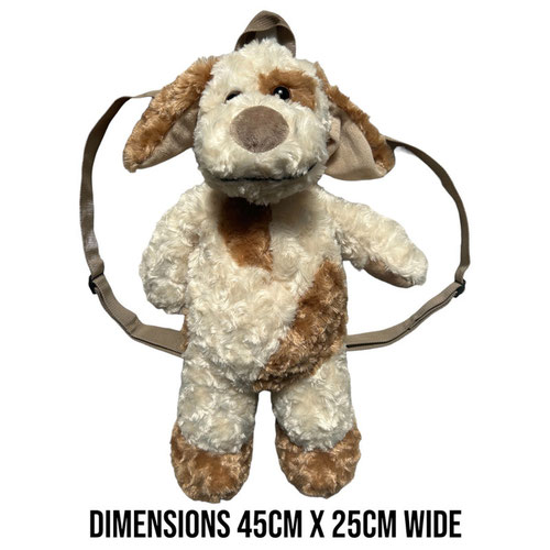 Puppy Dog Plush Backpack Product Gallery Image