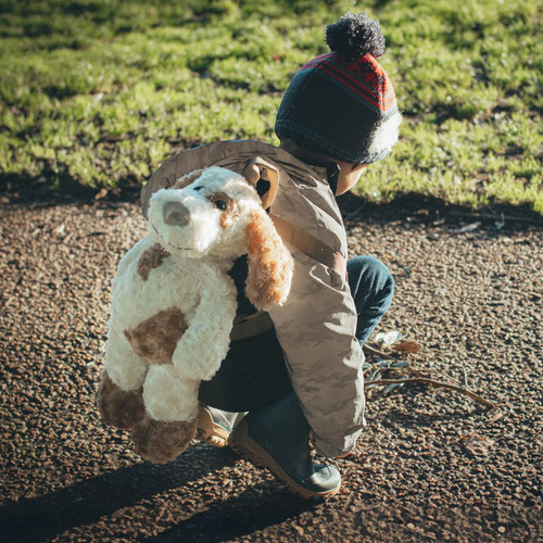 Puppy Dog Plush Backpack Product Gallery Image