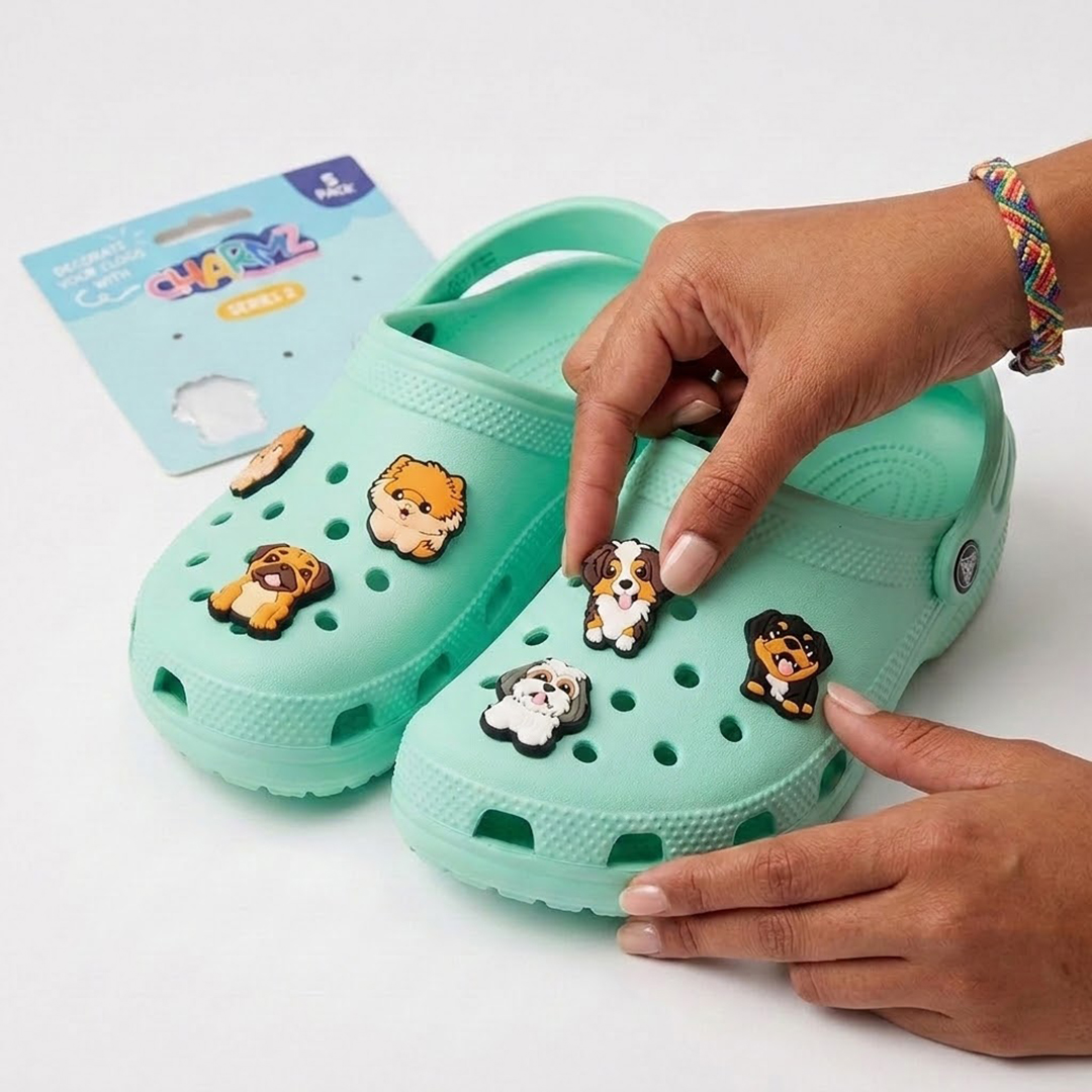 Puppy Dogs Clog Charmz Shoe Accessories - Pack of 5 View 2