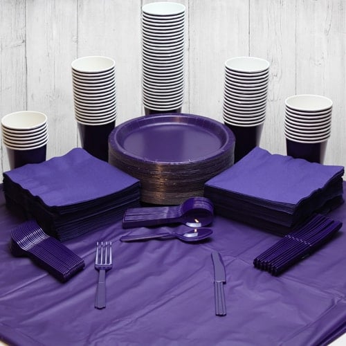 Purple 98 Person Party Pack Product Image