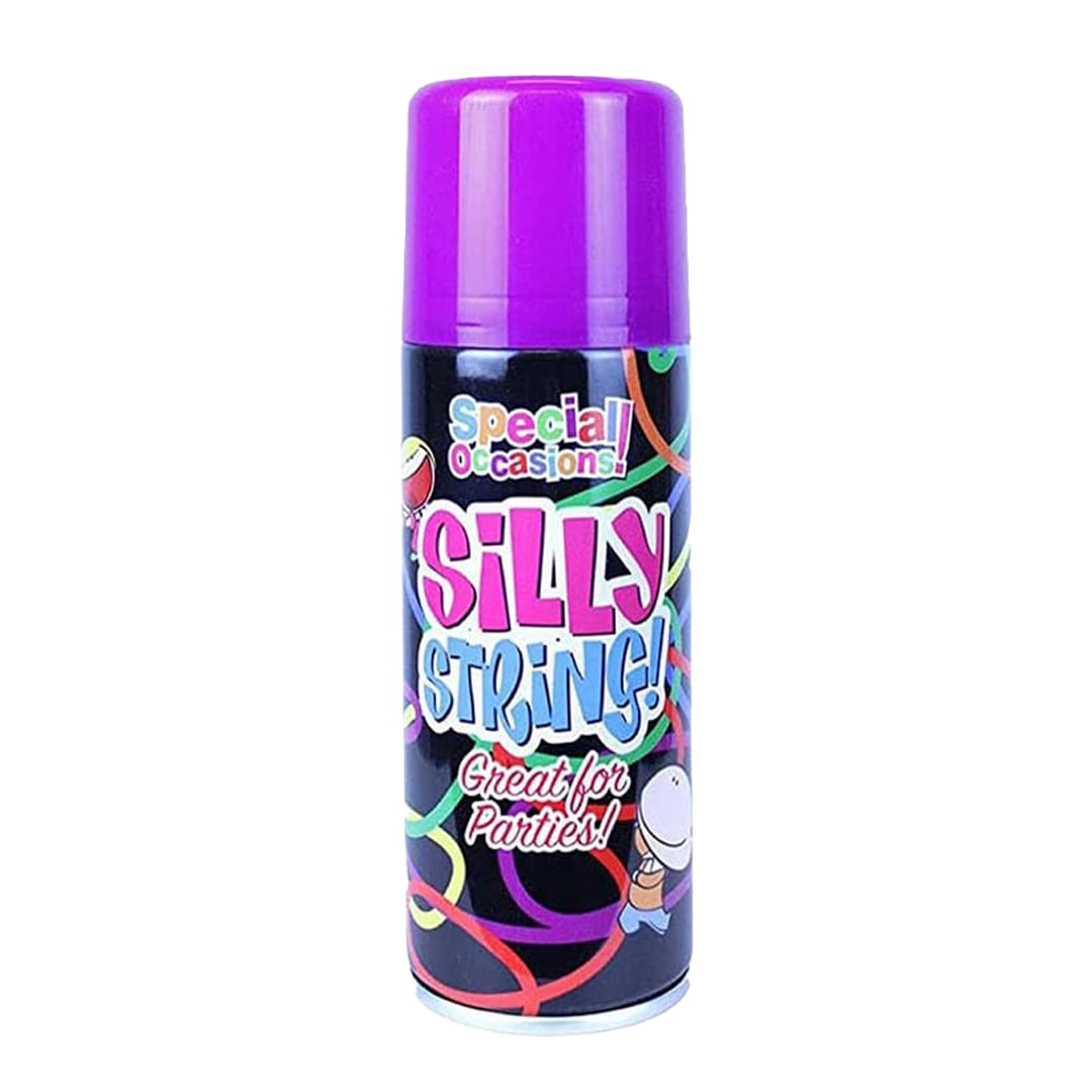 Purple Silly String Spray Can 200ml