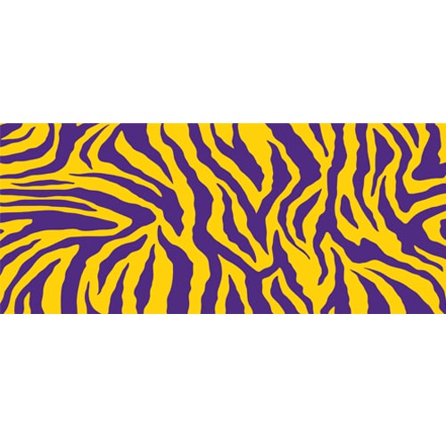 Purple Tiger Animal Print PVC Personalised Party Sign Decoration Product Gallery Image