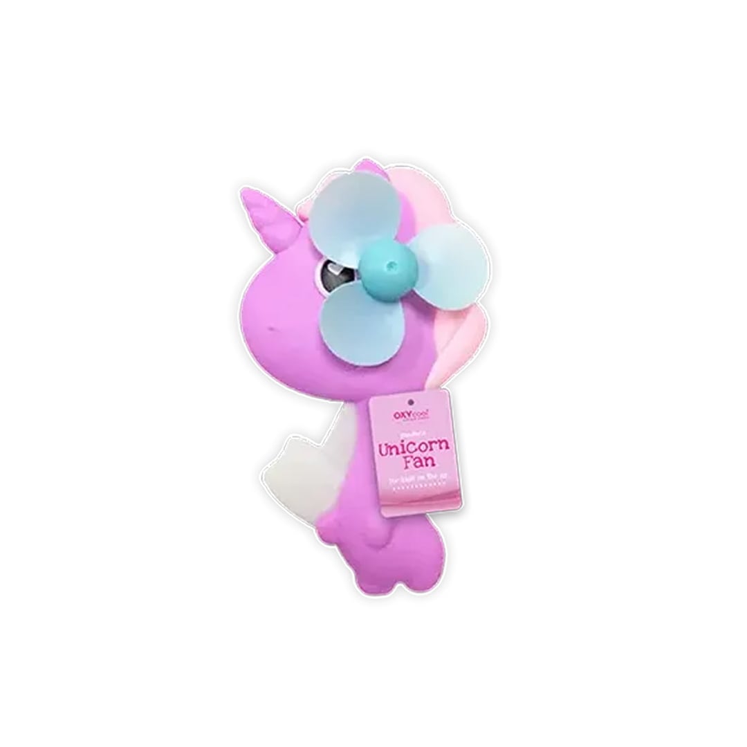 Mini Purple Unicorn Handheld Fan