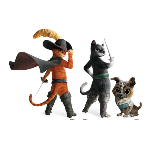 Puss in Boots| Kitty Softpaws & Perrito The Last Wish Table Top Cardboard Cutouts - Pack of 3 Product Gallery Image