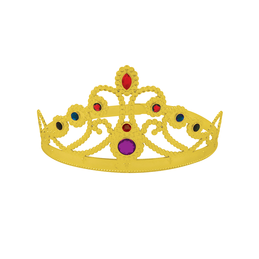 Queen's Golden Crown One Size Fancy Dress Accessory
