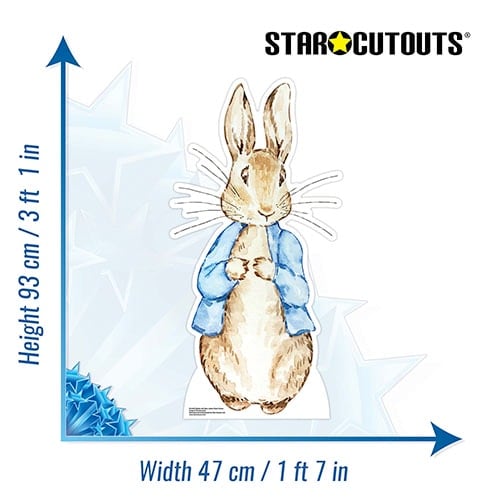 Rabbit Blue Jacket Star Mini Cardboard Cutout 93cm Product Gallery Image