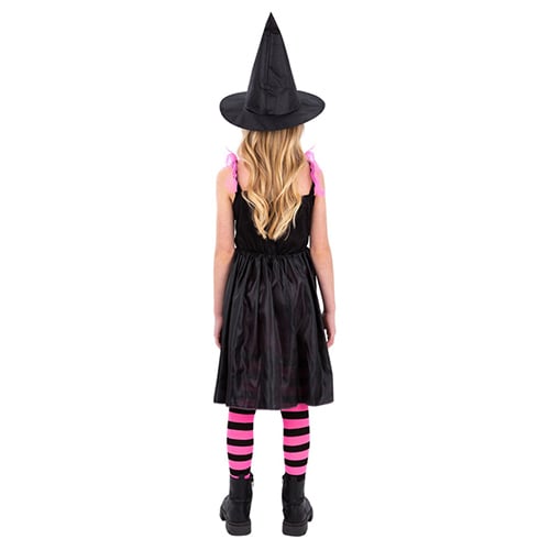 Rainbow Web Witch Girls Fancy Dress Costume Kids Small - Age 4-6 Product Gallery Image