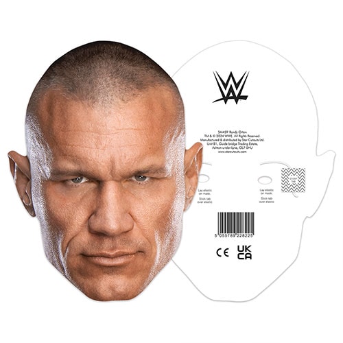 Randy Orton WWE Cardboard Face Mask Product Gallery Image