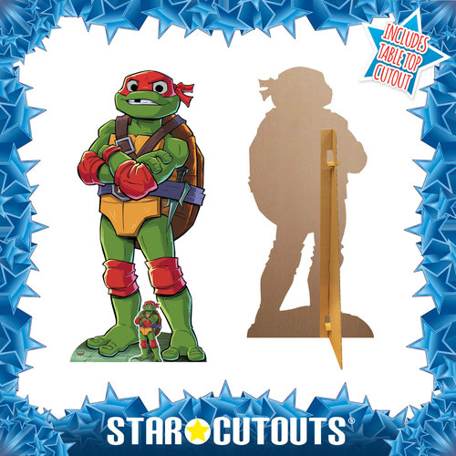 Raphael Tales of TMNT Teenage Mutant Ninja Turtles Lifesize Cardboard Cutout 136cm Product Gallery Image