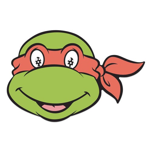 Raphael Teenage Mutant Ninja Turtles Cardboard Face Mask
