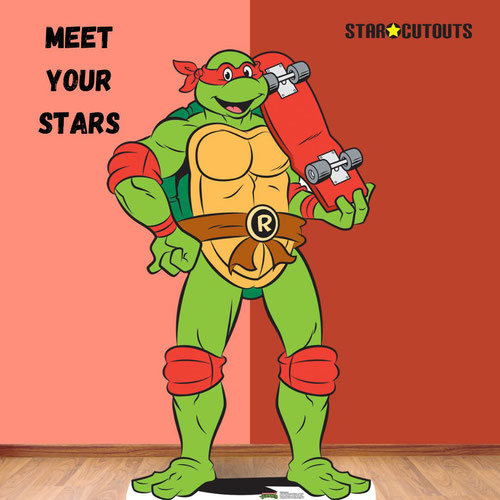 Raphael TMNT Teenage Mutant Ninja Turtles Lifesize Cardboard Cutout 133cm Product Gallery Image