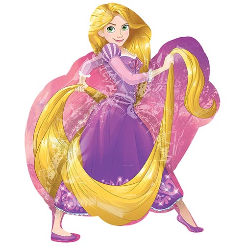 Rapunzel Disney Princess Giant Helium Foil Balloon 78cm / 31 in Product Gallery Image
