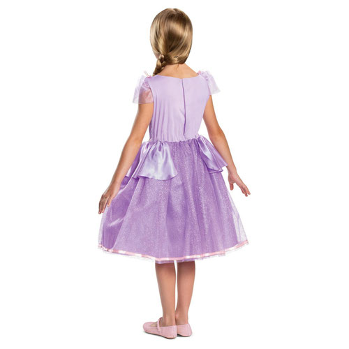 Rapunzel Tangled Disney Princess Deluxe Girls Fancy Dress Costume Kids Medium - Age 7-8 Product Gallery Image