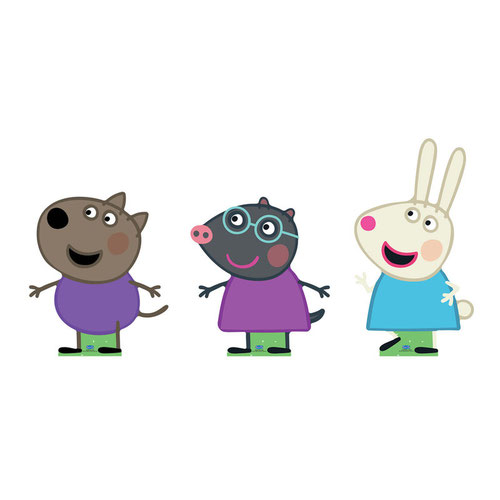 Rebecca, Danny and Molly (Peppa Pig) Cardboard Cutouts Decoration Pack Product Gallery Image