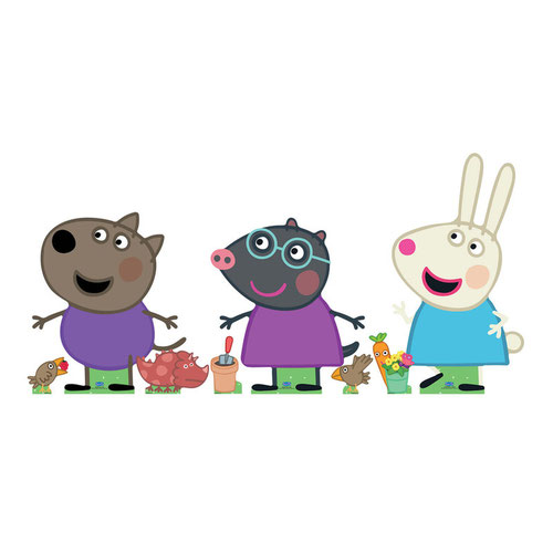 Rebecca, Danny and Molly (Peppa Pig) Cardboard Cutouts Decoration Pack Product Gallery Image