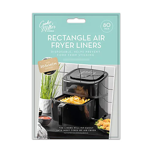 Rectangle Air Fryer Sheets 20.5cm - Pack of 80 Product Image