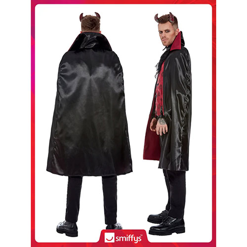 Red & Black Devil Fancy Dress Costume Adult Mens Large Product Gallery Image