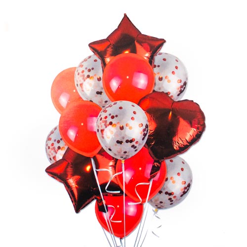 Red Assortment Balloon Kit Product Image