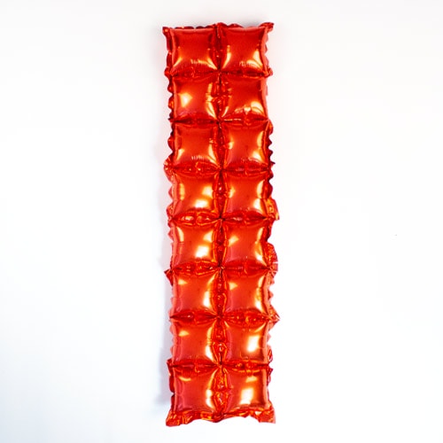 Red Air Fill Giant Foil Balloon Wall 105cm / 41 in Product Image