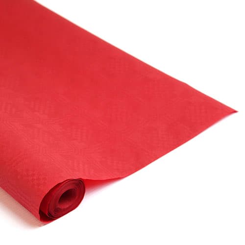 Red Paper Banquet Roll - 8m x 1.18m Product Image