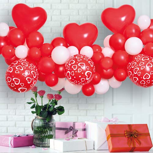 Red Bio Mini Latex Balloons 13cm / 5 in - Pack of 50 Product Gallery Image