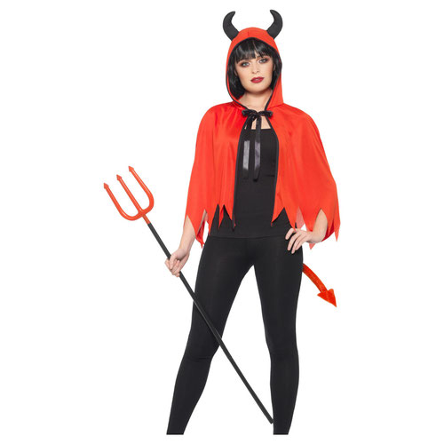 Red Devil Halloween Fancy Dress Unisex Costume Accessories Kit Product Gallery Image