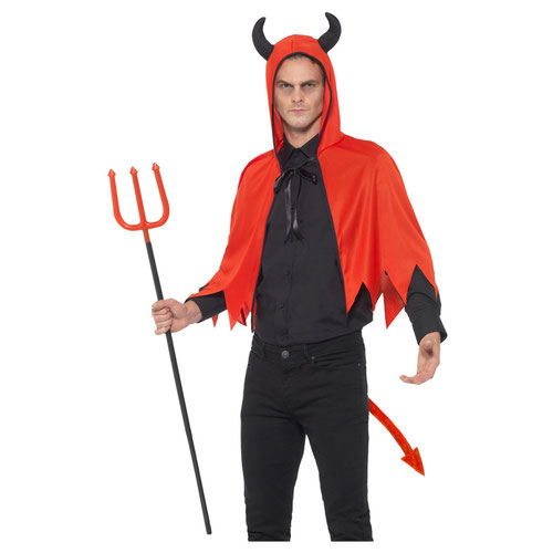 Red Devil Halloween Fancy Dress Unisex Costume Accessories Kit