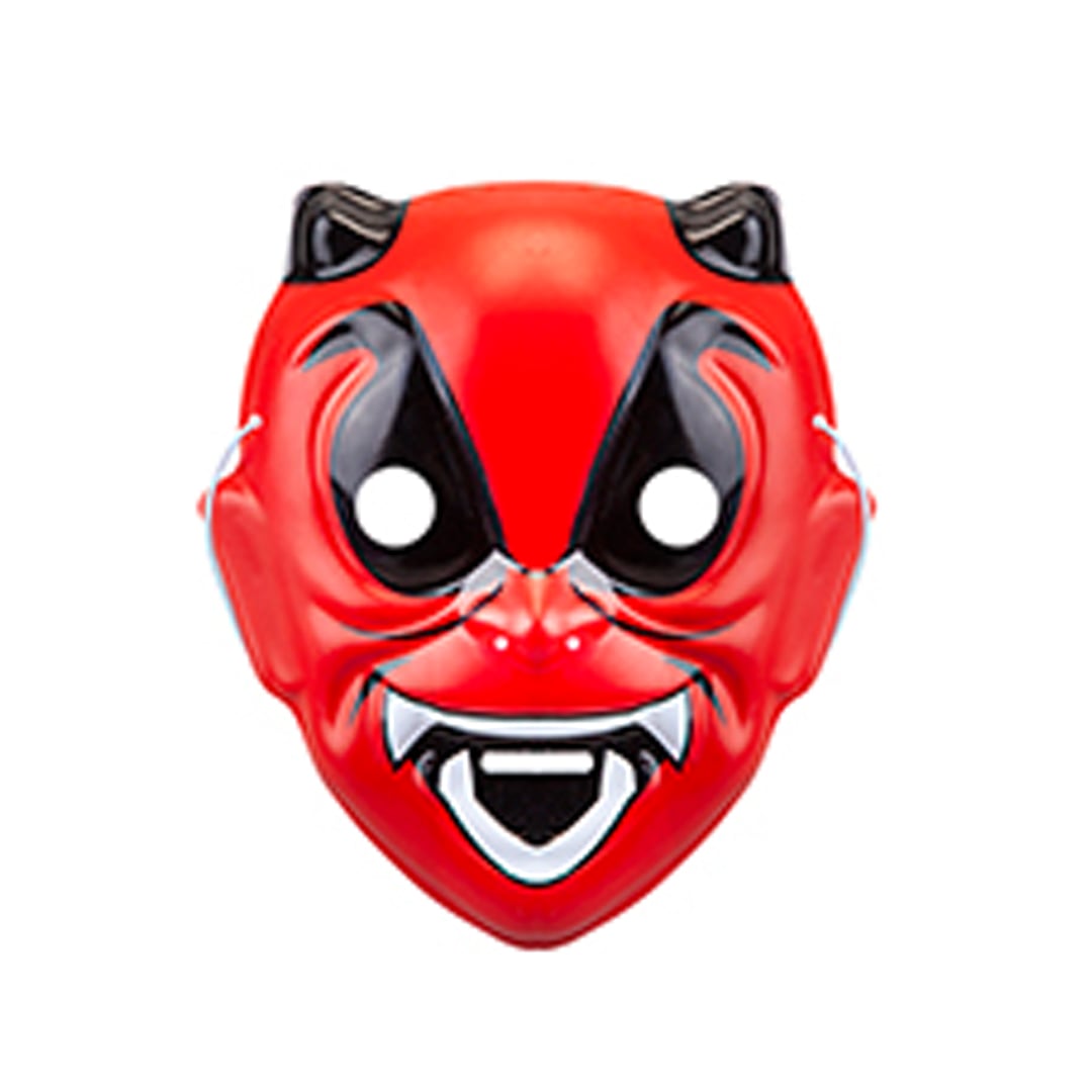 Red Devil Unisex Kids Halloween Fancy Dress Mask