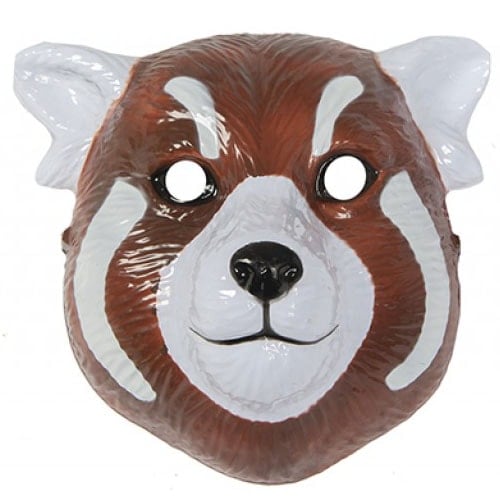 Red Panda Plastic Face Mask 22cm Product Image