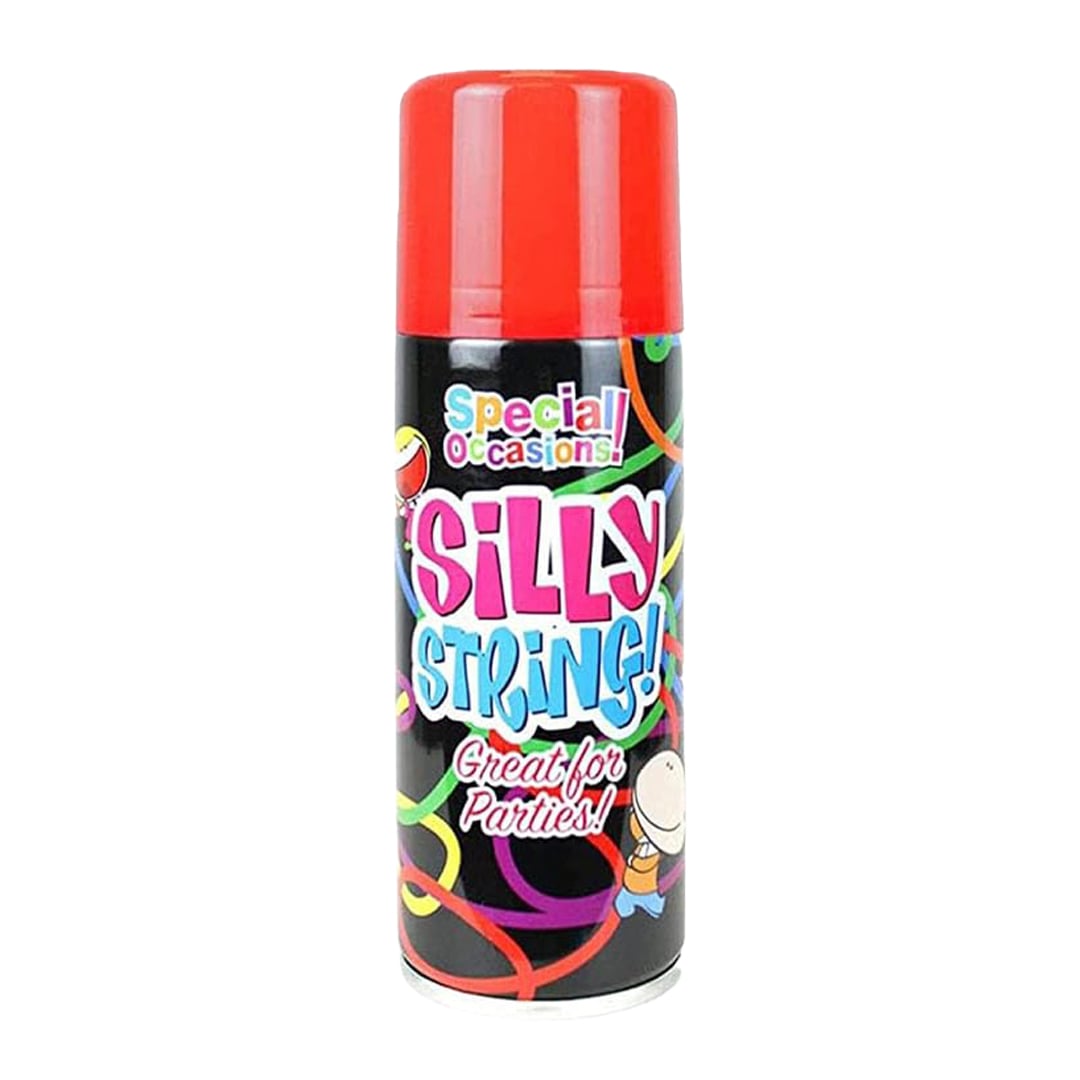 Red Silly String Spray Can 200ml
