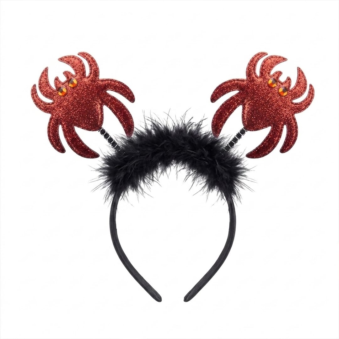 Red Spider Halloween Head Boppers One Size Fancy Dress Headband Accessory