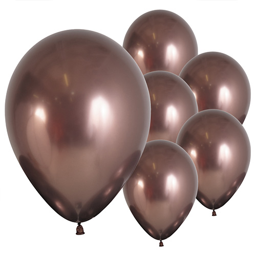 Reflex Truffle Brown Sempertex Biodegradable Latex Balloons 30cm / 12 in - Pack of 50 Product Gallery Image
