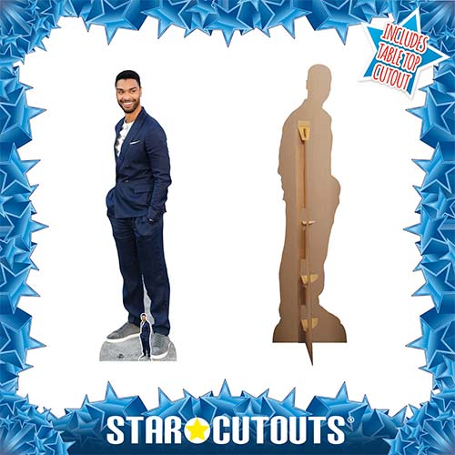 Rege Jean Page Blue Suit Lifesize Cardboard Cutout 183cm Product Gallery Image
