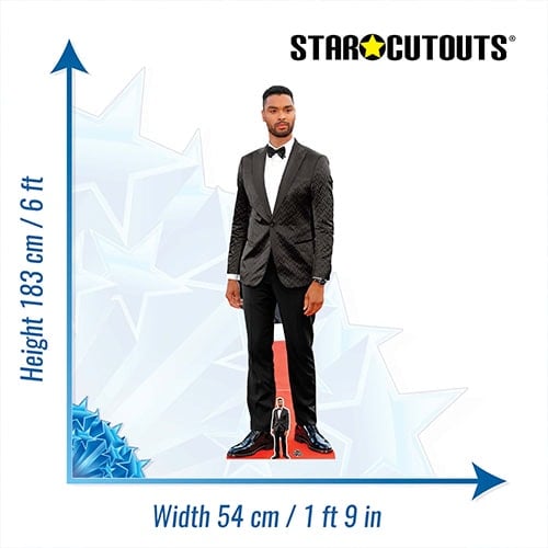 Rege Jean Page Lifesize Cardboard Cutout 183cm Product Gallery Image