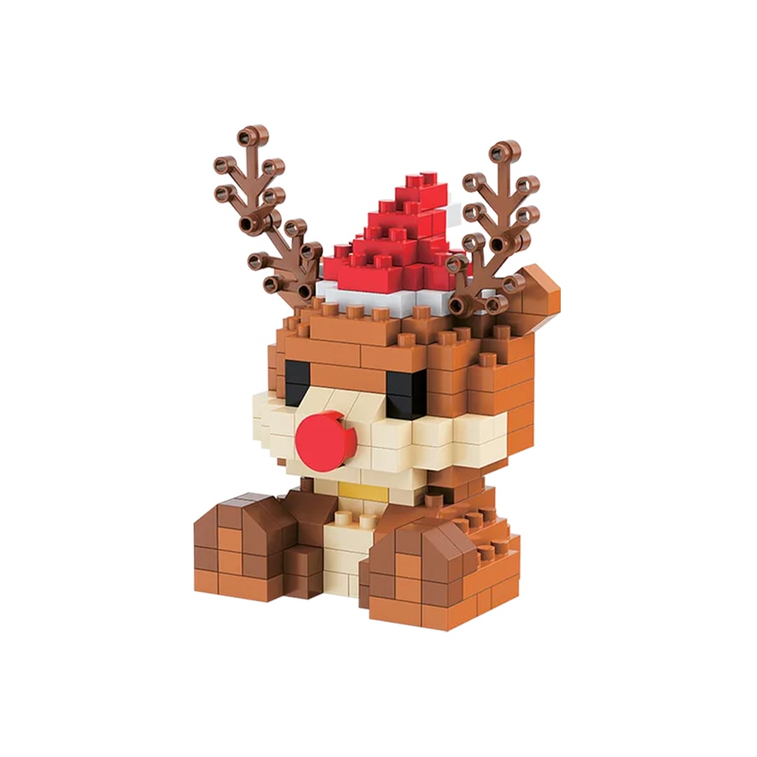 Reindeer Christmas Building Blocks Kit