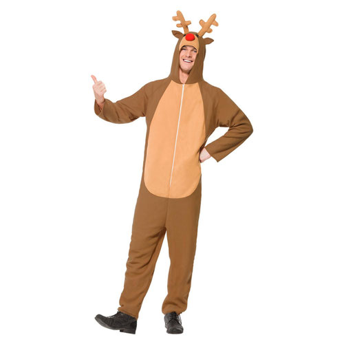Reindeer Christmas Fancy Dress Costume Unisex Adult Extra Large Product Gallery Image