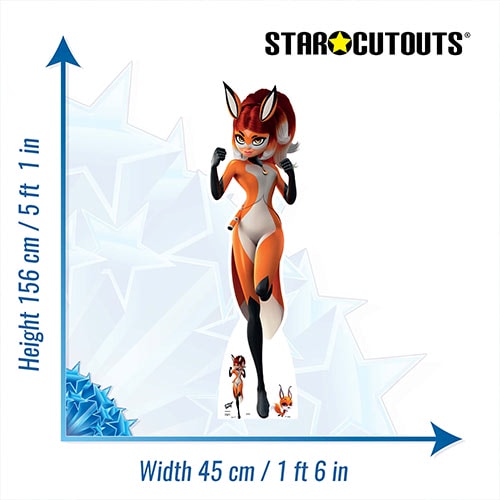 Rena Rouge Miraculous: Tales of Ladybug & Cat Noir Lifesize Cardboard Cutout 156cm Product Gallery Image