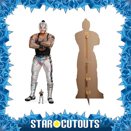Rey Mysterio Silver WWE Lifesize Cardboard Cutout 173cm Product Gallery Image