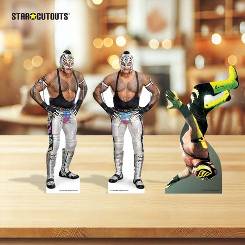Rey Mysterio WWE Table Top Cardboard Cutouts - Pack of 3 Product Gallery Image