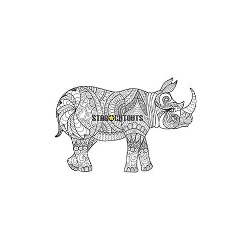 Rhino Design Colour Craft Star Mini Cardboard Cutout 93cm Product Gallery Image