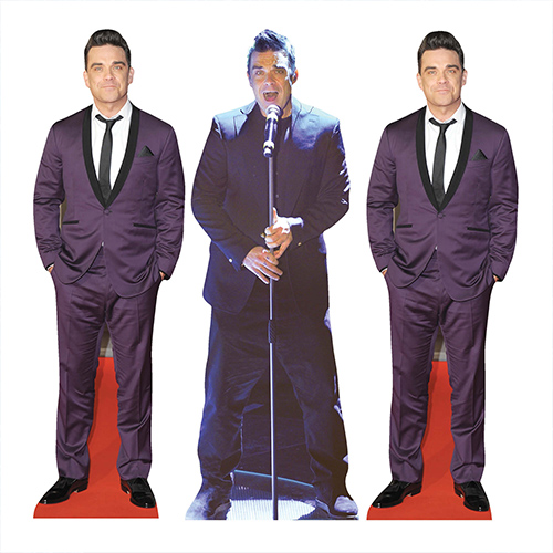 Robbie Williams Table Top Cardboard Cutouts - Pack of 3 Product Gallery Image