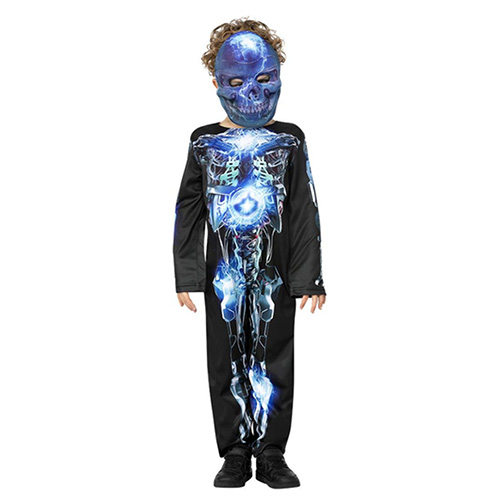 Robotic Skeleton Fancy Dress Costume Kids Unisex Small - Age 4-6 Product Gallery Image