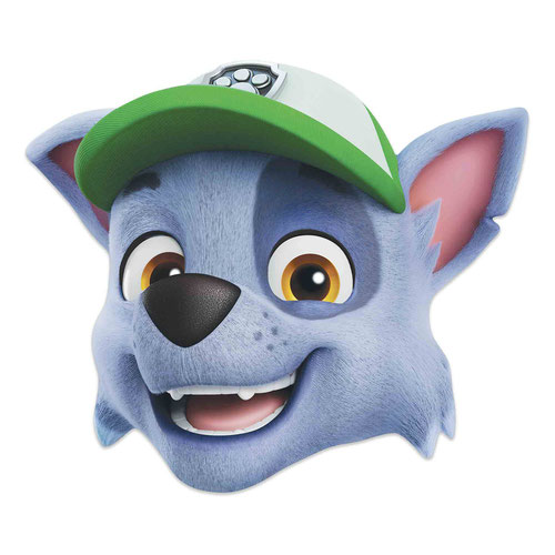 Rocky Paw Patrol Cardboard Face Mask Product Gallery Image