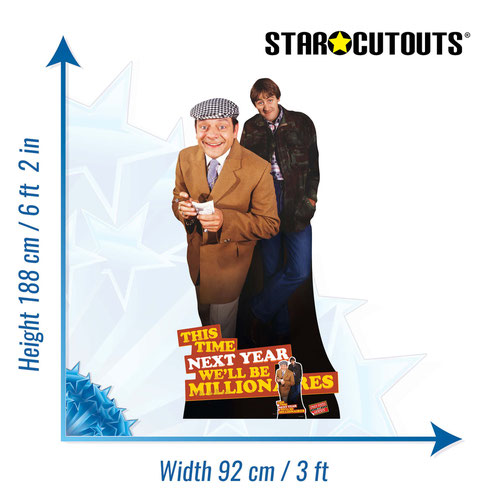 Rodney and Del Boy (This Time Next Year We'll Be Millionaires) Only Fools and Horses Lifesize Cardboard Cutout 188cm Product Gallery Image