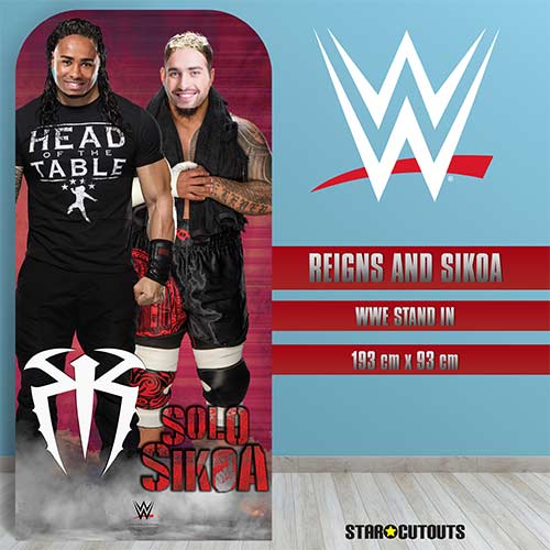 Roman Reigns and Solo Sikoa WWE Stand In Cardboard Cutout 193cm Product Gallery Image