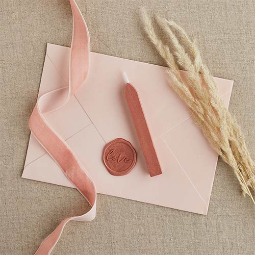 Rose Gold Letter Seal Wax - Pack of 3 Product Gallery Image