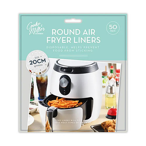 Round Air Fryer Sheets 20cm - Pack of 50 Product Image